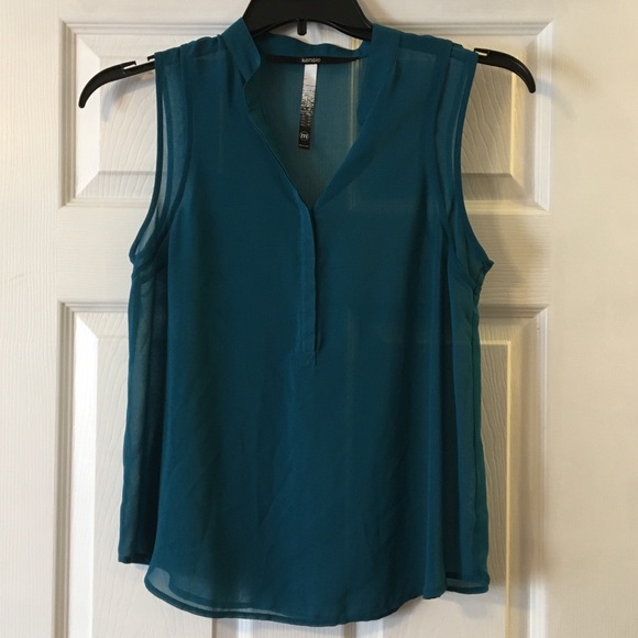 Kensie Tops - Sheer sleeveless blouse Kensie Tops - Sheer sleeveless blouse